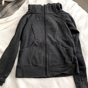 Scuba hoodie zip up